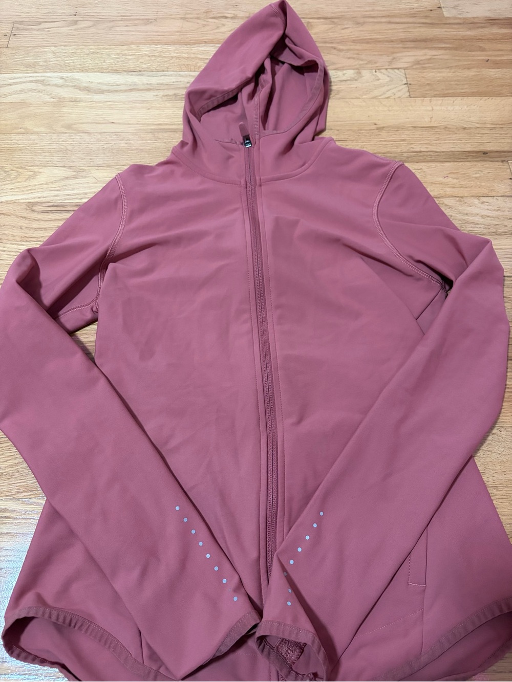 Old Navy Dusty Rose Hooded Zip-Up Utility Jacket